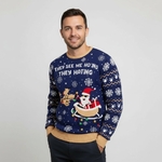 pull-moche-de-noel-pere-noel-en-cavale-Homme