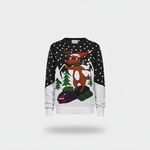 Pull de Noel-Rudolph-en-moto-neige- Enfant