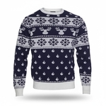 Pull de Noël %22Le Classique%22 bleu