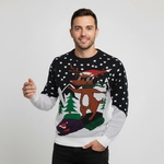 pull-noel-rudolph-moto-neige-Homme