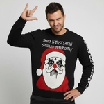 Pull de Noel Santa is Satan-Homme-Rocker