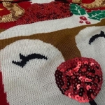 Pull-de-noel-lumineux-paillettes-Rudolph-Femmes-Zoom