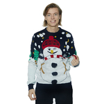 pull moche noel bonhomme de neige