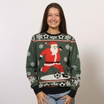 Pull de Noël femme - foot3