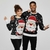 Pull de Noël-Ho ho ho il neige !-Couple