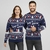 Pull de noel Bataille de neige - Couple