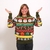 pull de noel rasta - femme