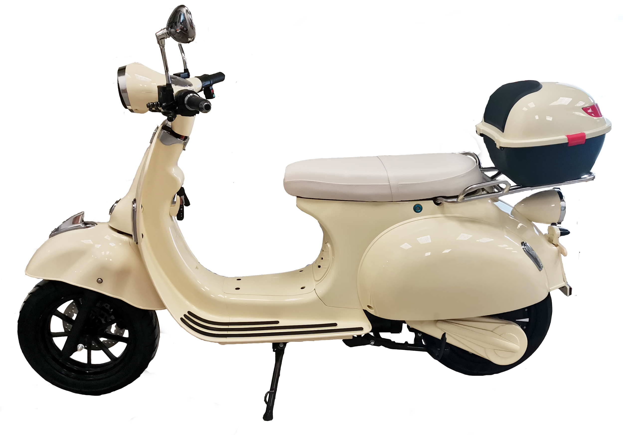 Electric Vespa Style Scooter: Modern Takes On Classic Design Lycke Retro80, le scooter électrique style Vespa 125cc