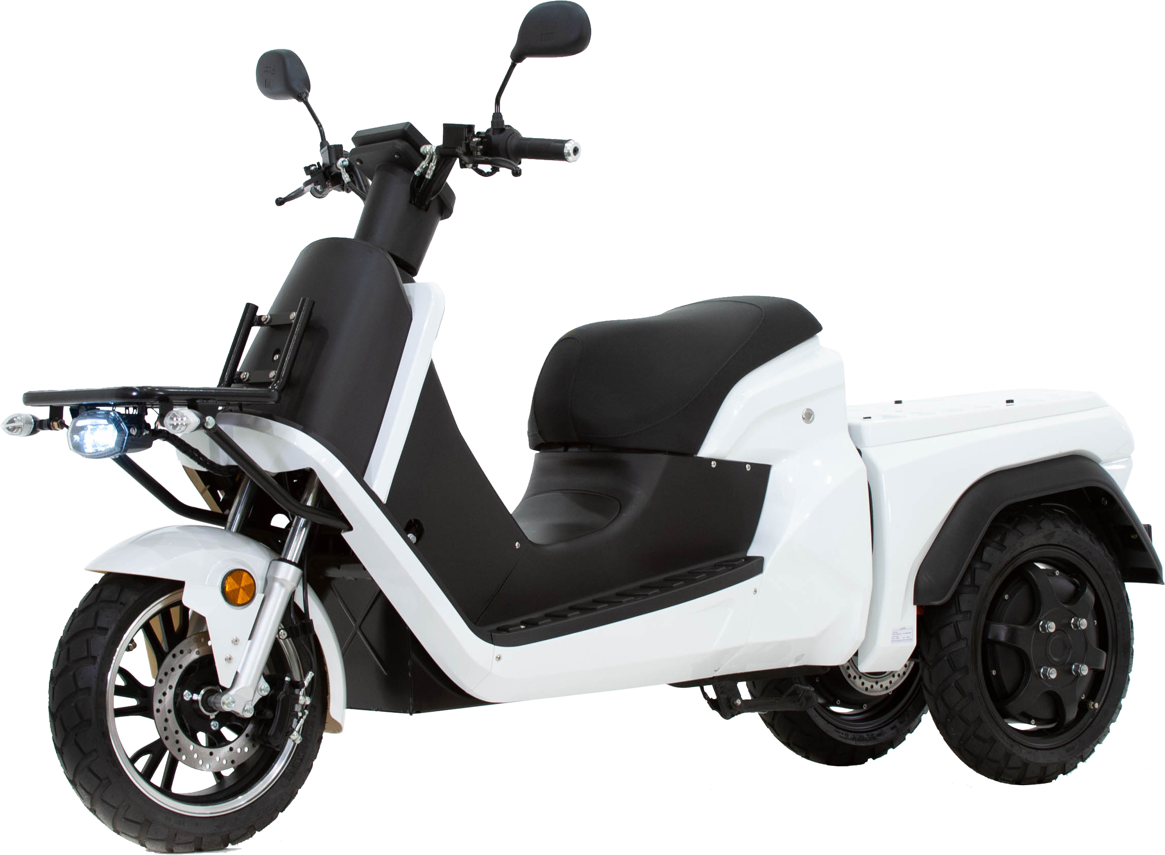 Scooter 3 roues Lycke Cargo - partie arrière fixe, lourde charge