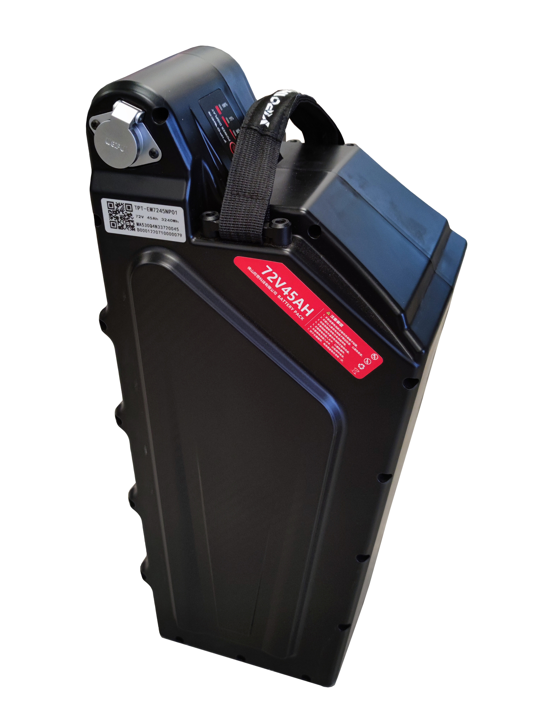 Batterie amovible 72V45ah pour moto électrique Lycke Samurai