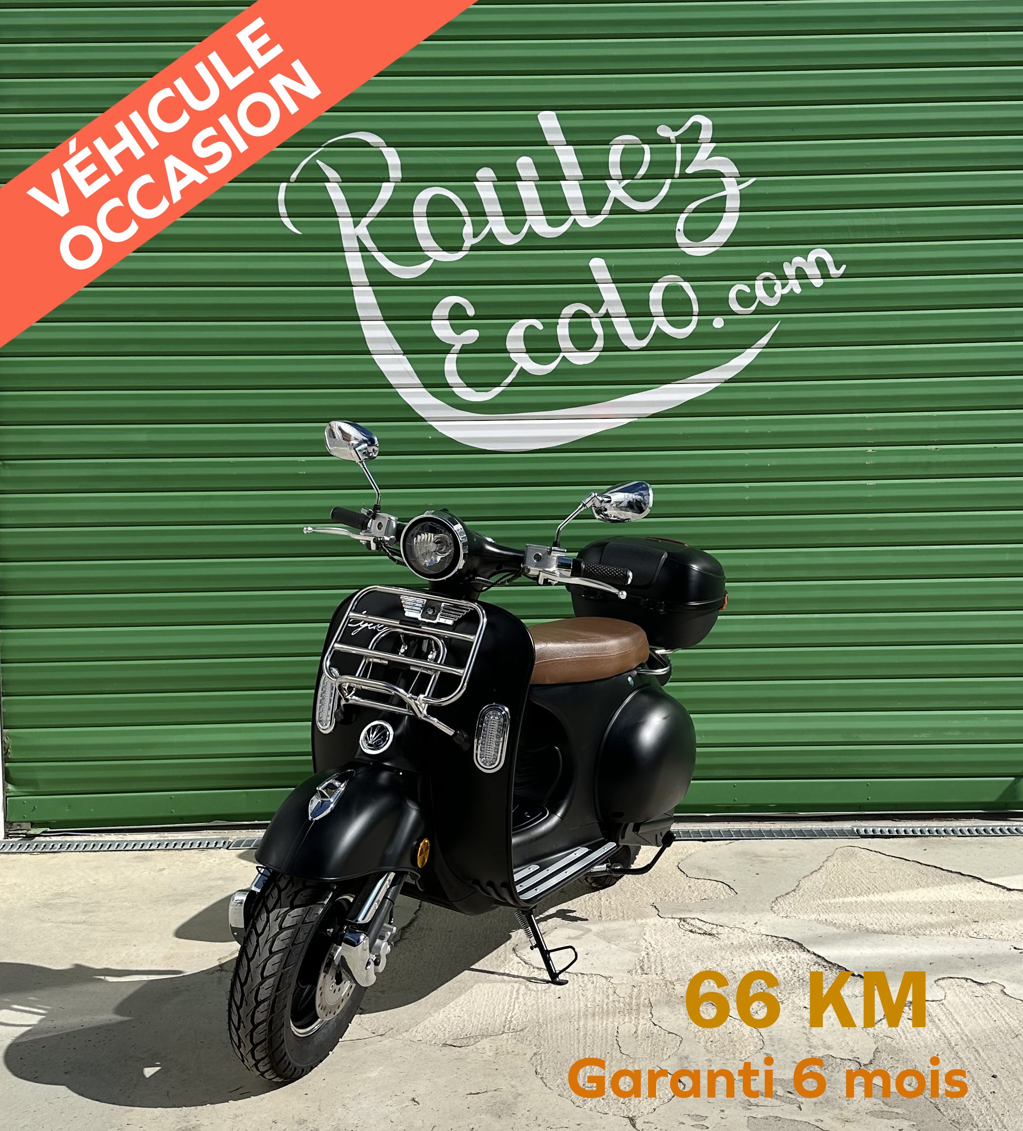 Scooter électrique Retro50 -Occasion 66 km