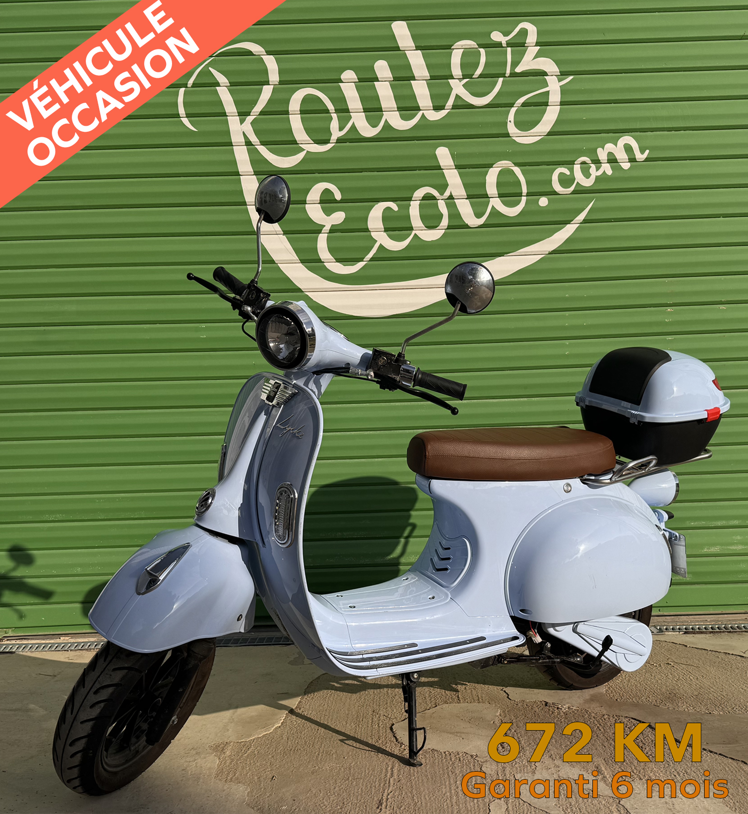 scooter électrique Lycke Retro80 - occasion 672KM