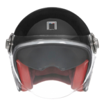 Casque-jet-heritage-NOX-noir-brillant-avant