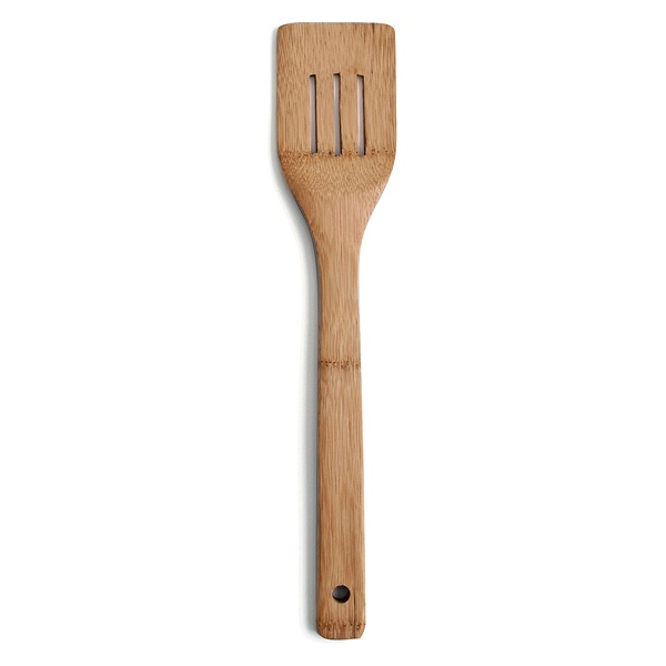 spatule percée en bambou