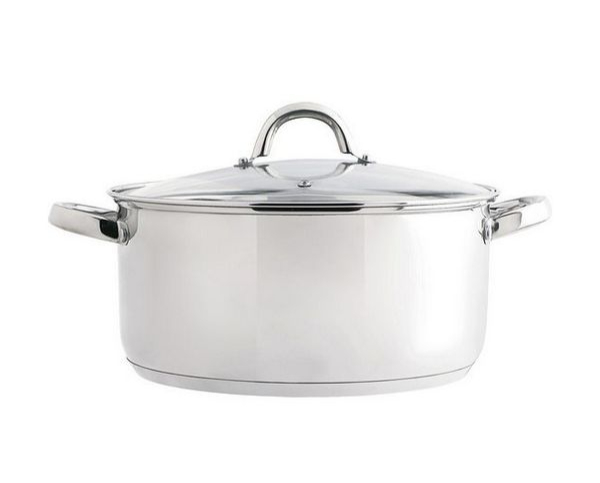 Faitout avec dosage d'huile et couvercle 24 cm Casserole Tasty 