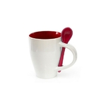 mug bicolore rouge et blanc