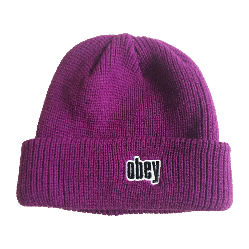 Bonnet violet Obey Jungle Beanie