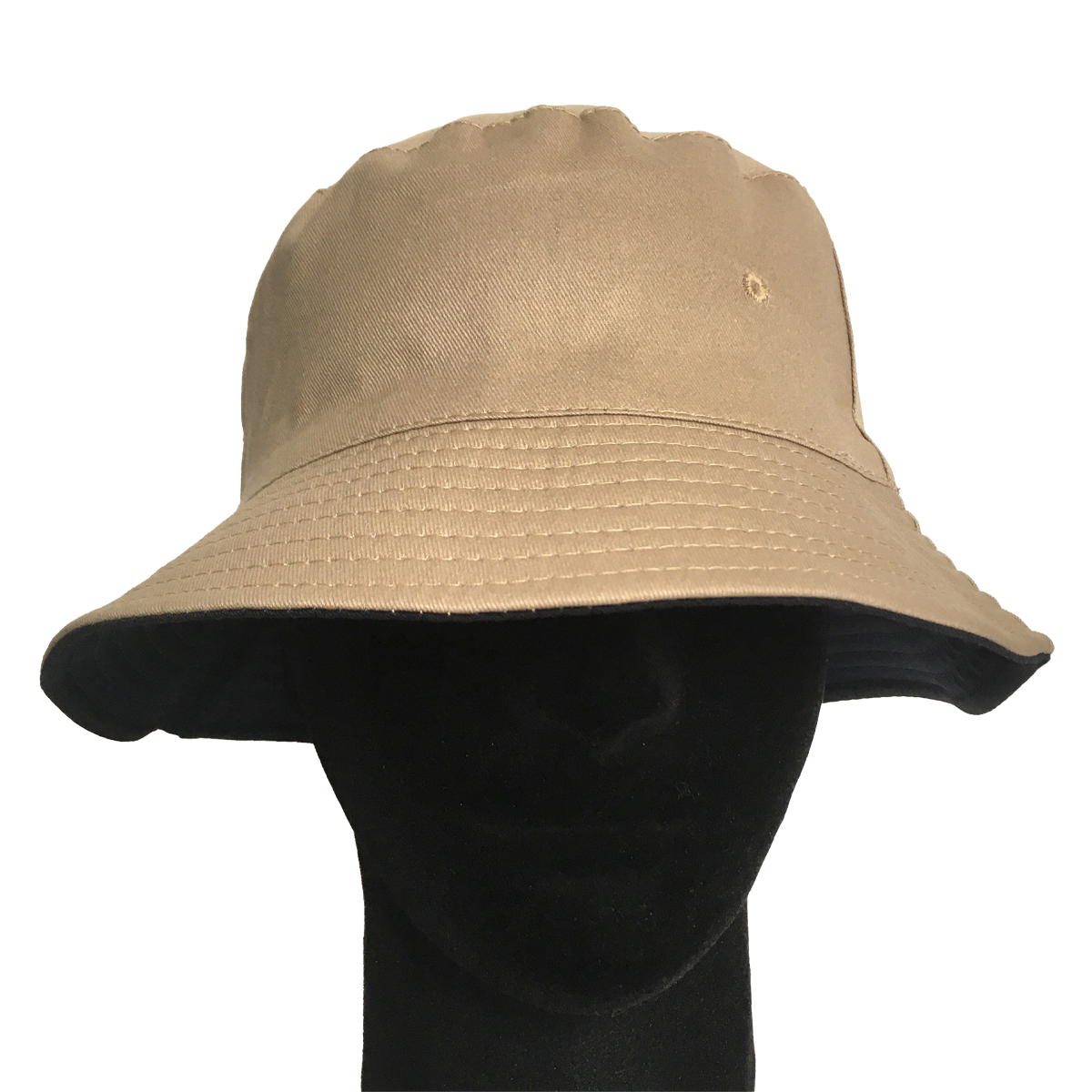 Chapeau bob navy-light beige 3
