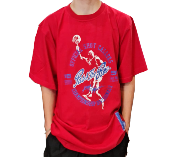 Pass The Roc t-shirt rouge homme