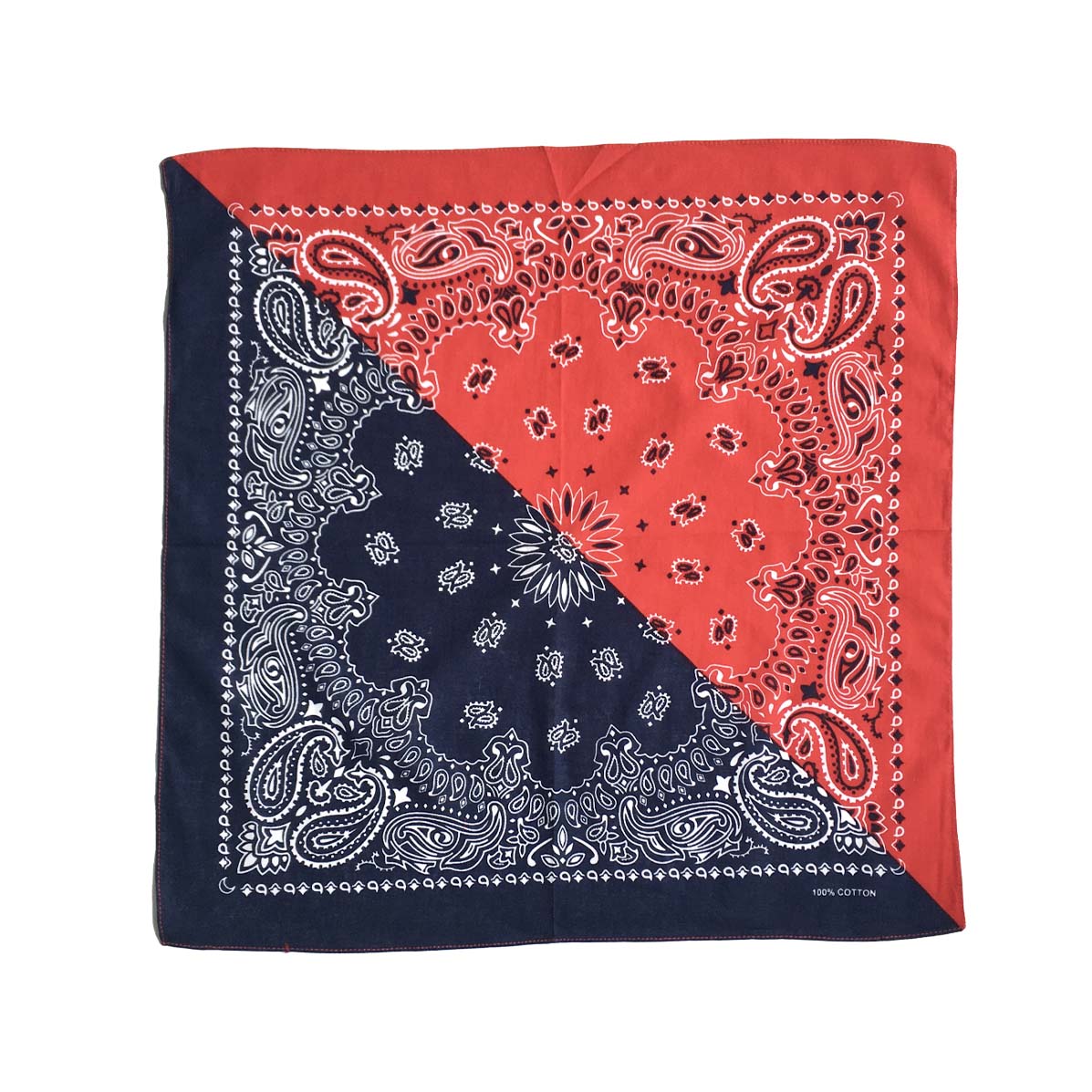 Duotone bandana blue red 3