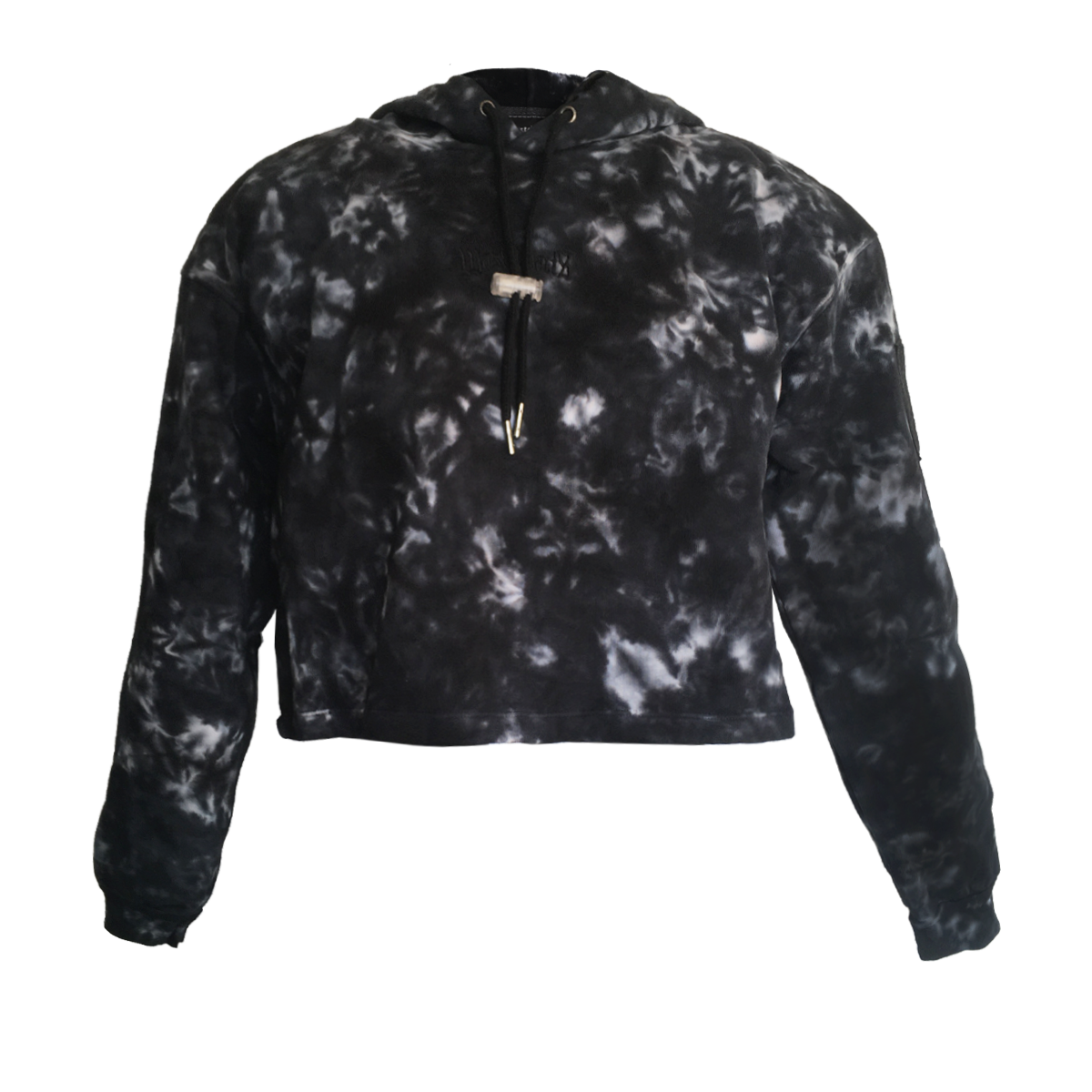 Wasted Paris Wm crop sweat hoodie black 1