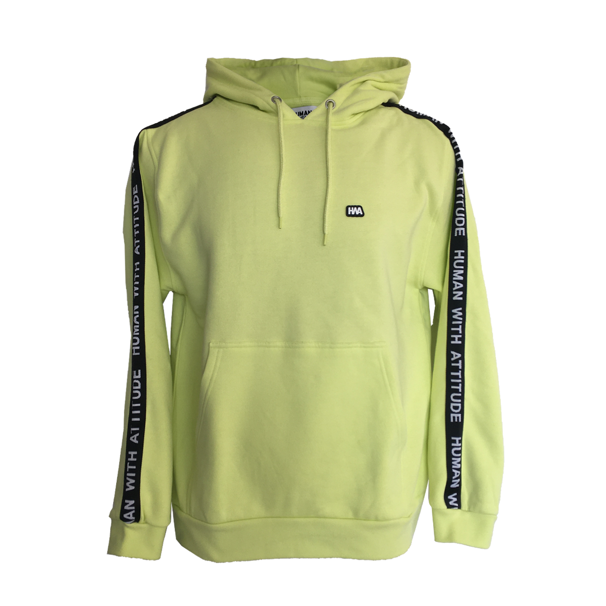 Human With Attitude Sweat hoodie jaune fluo (S)