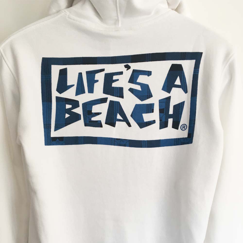 Lifes A Beach white sweat hoodie 5