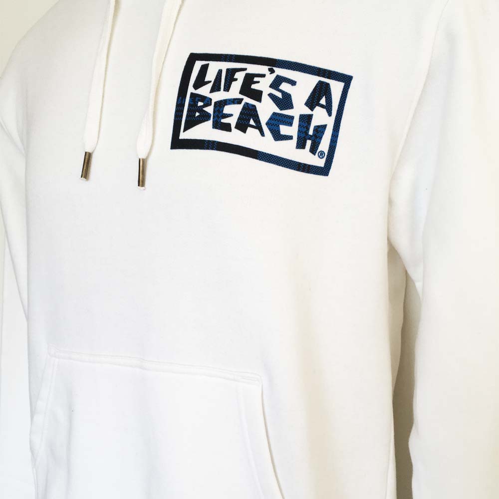 Lifes A Beach white sweat hoodie 3