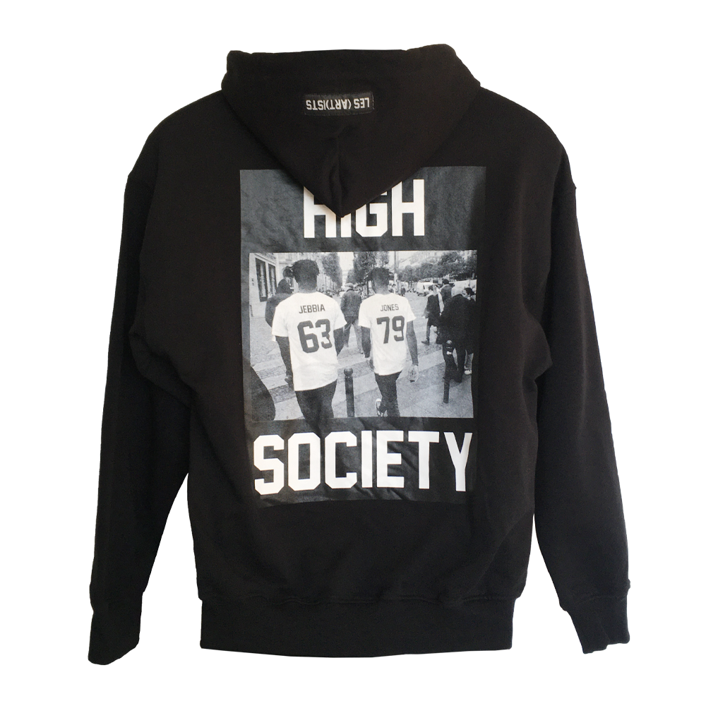 Les Artists High Society black sweat hoodie 3
