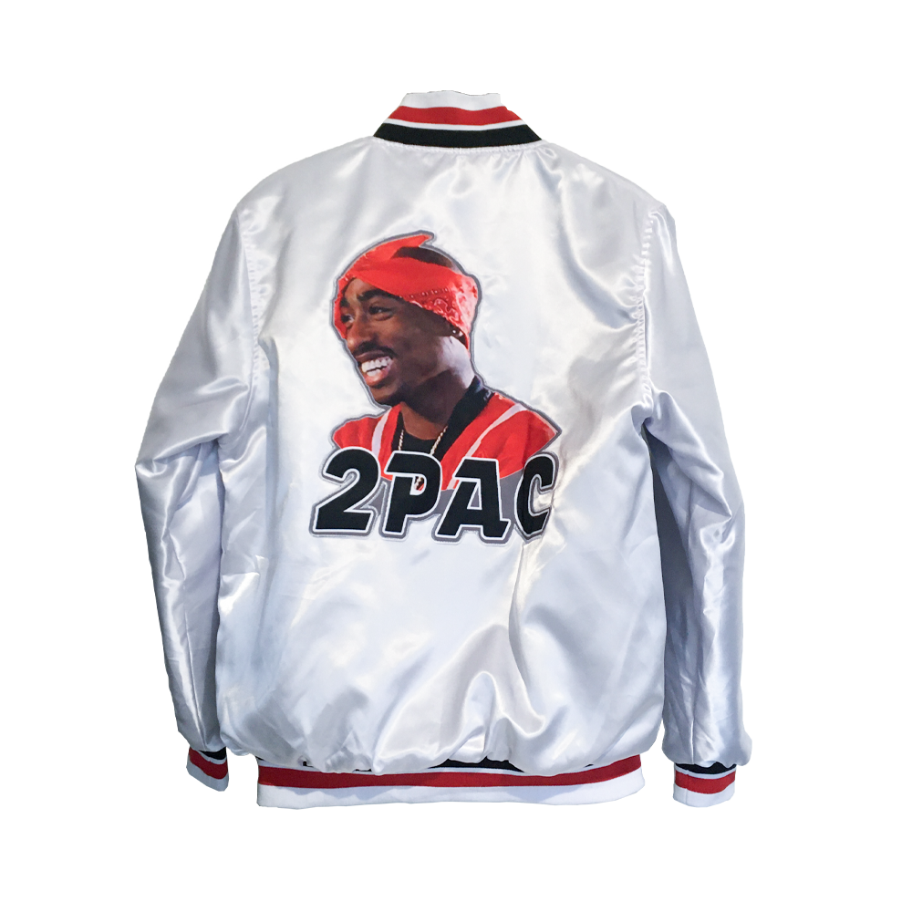 2Pac Hollyhood jacket white red 2