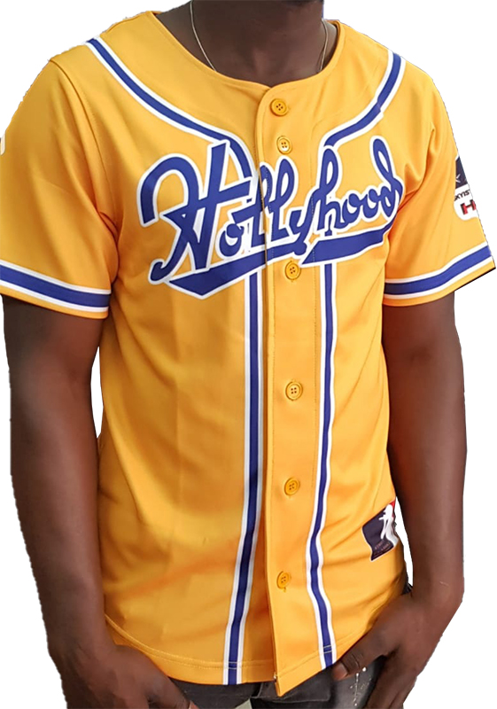 Jersey baseball par Hollyhood, Chateau Rouge (taille L)