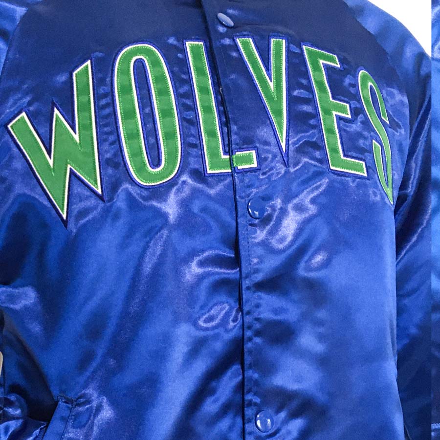 Mitchell n Ness baseball jacket - Wolves 4