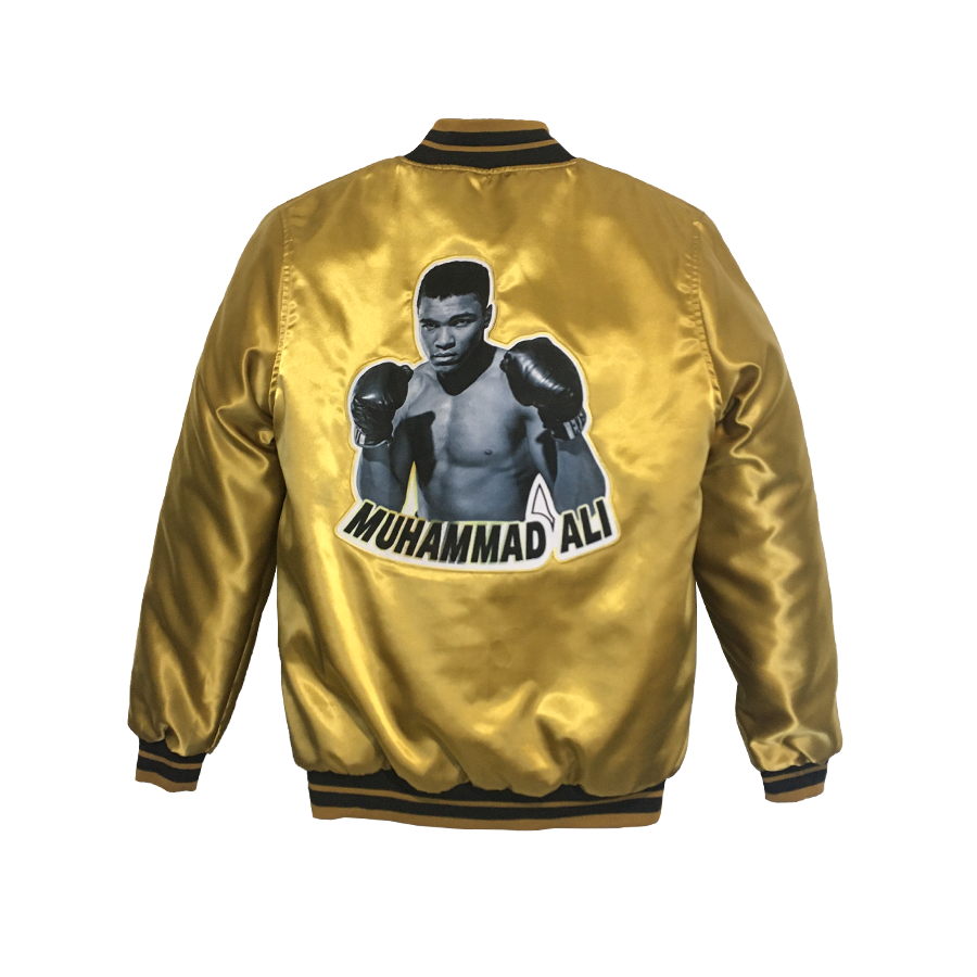 Muhammad Ali Hollyhood jacket golden 2