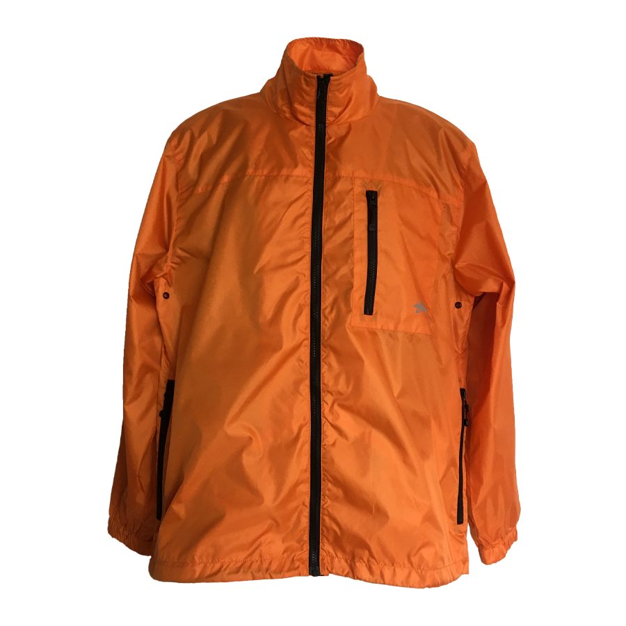 Stussy Orange windbreaker jacket 1
