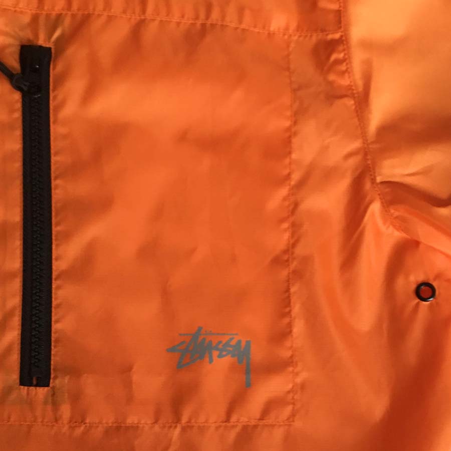 Stussy Orange windbreaker 3