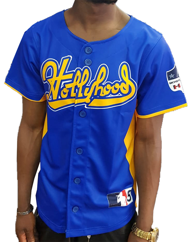 Hollyhood baseball jersey, BEZBAR, taille XL