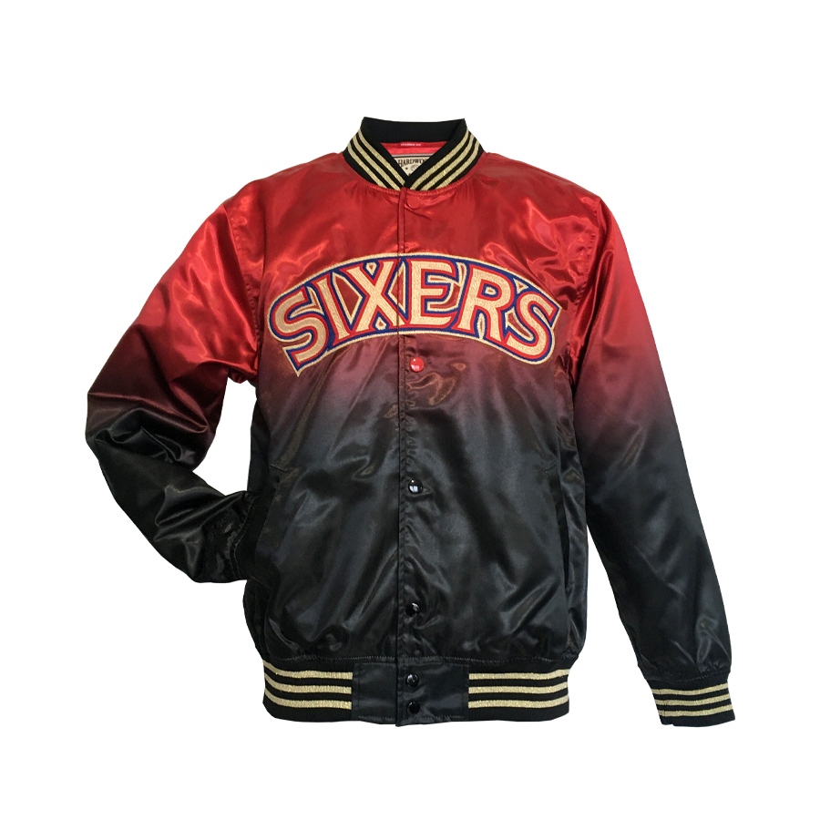 Mitchell n Ness bomber jacket -Sixers 1
