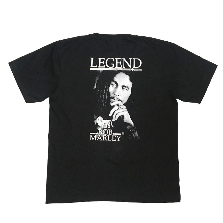 Bob Marley Lion black t-shirt 1-back