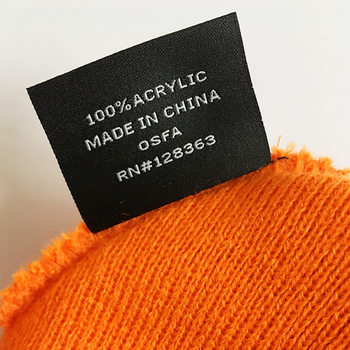 Primitive orange Leaf Village beanie 3