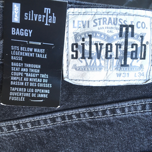 Levis Silver Tab washed black W31 L34