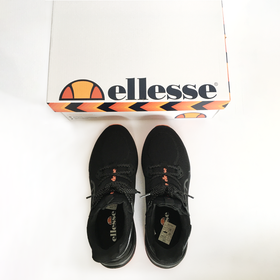 Ellesse black oranger runner 8