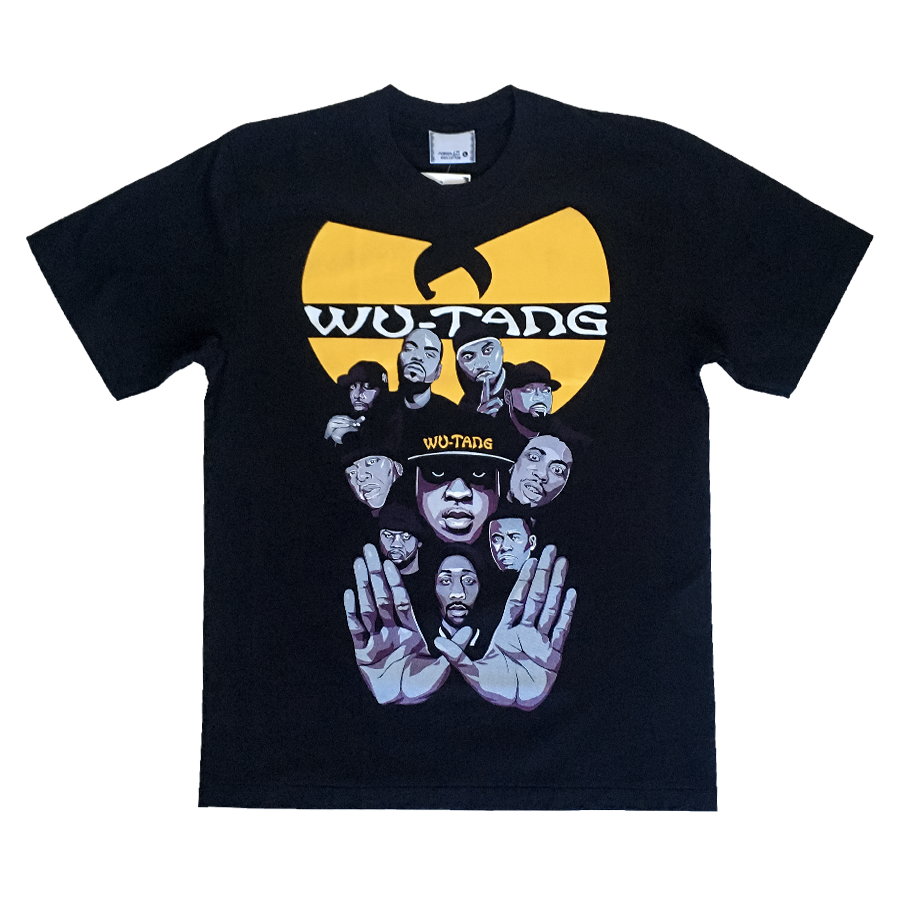 Wu Tang t-shirt noir imprimé (L)