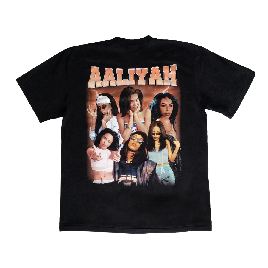 Aaliyah print t-shirt 2