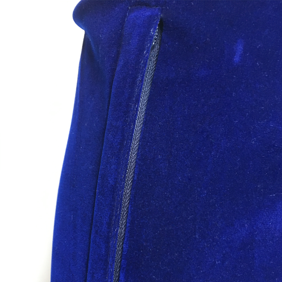 Hollyhood velour set royal blue pants 5