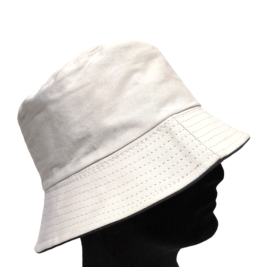 black and white reversible bucket hat 1