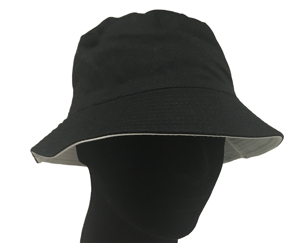 black bucket hat 2