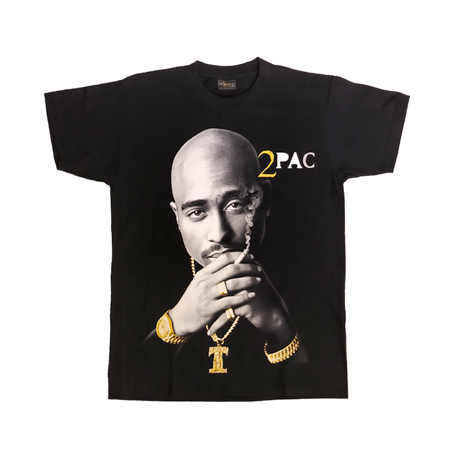 T-shirt imprimé Tupac Collier Death Row (M)
