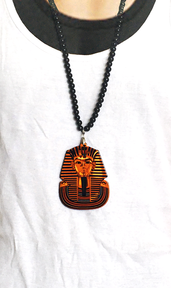 Pharaon D Egypte En Couleur Bronze Collier Et Pendentif Yo Street