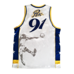 Pass The Roc jersey throwback yellow blue 3