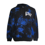 Lifes A Beach blue tie die sweat hoodie 1